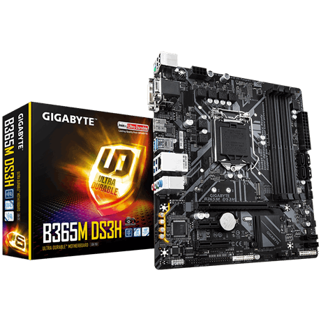MB GIGABYTE B365M DS3H / LGA1151 / Intel B365 / 4x DDR4 / mATX /