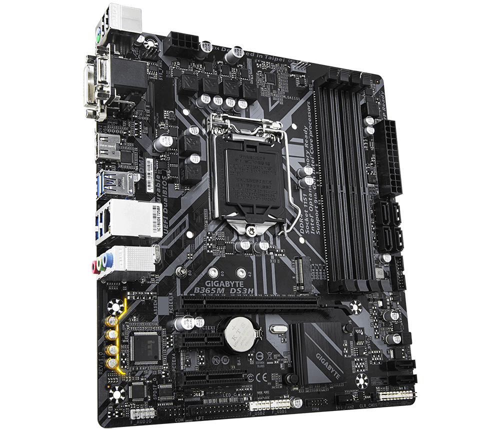 MB GIGABYTE B365M DS3H / LGA1151 / Intel B365 / 4x DDR4 / mATX /
