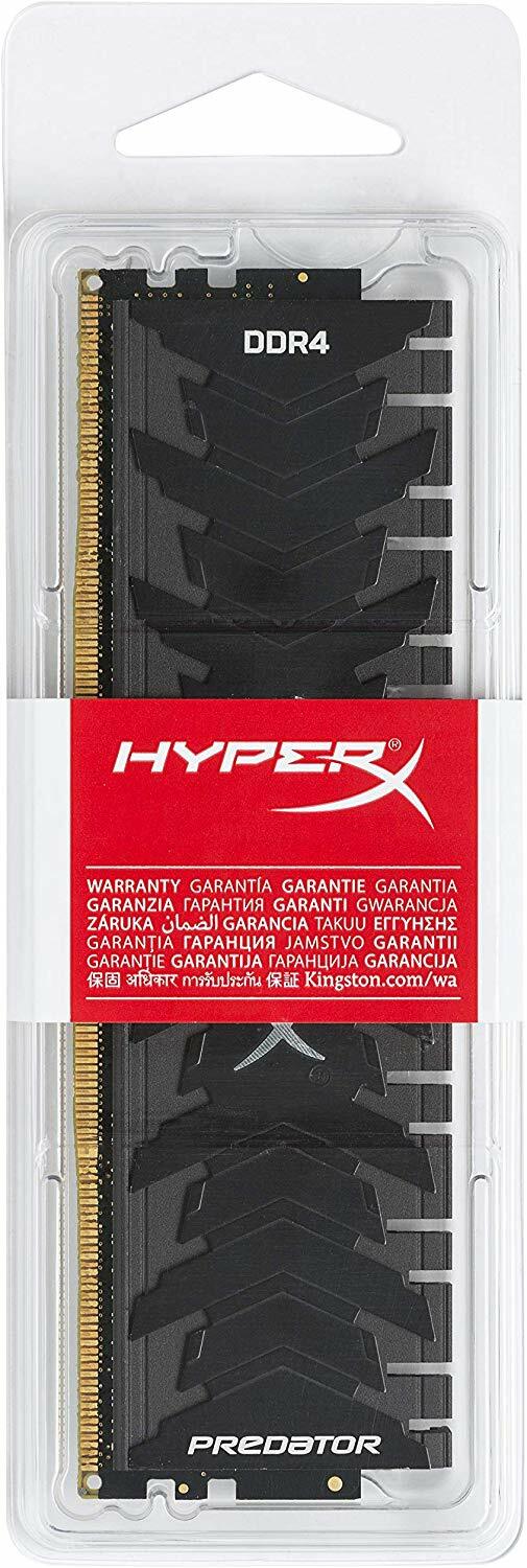 Kingston HyperX Predator HX432C16PB3/16 / 16Gb DDR4 3200 / Black