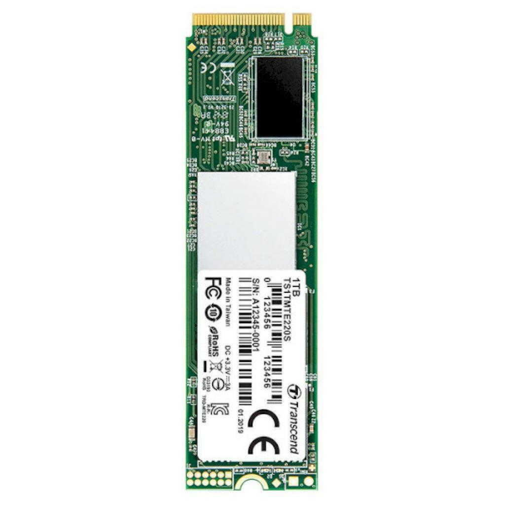 M.2 SSD Transcend 220S / 1.0TB / NVMe / SM2262 / 3DTLC / TS1TMTE220S /