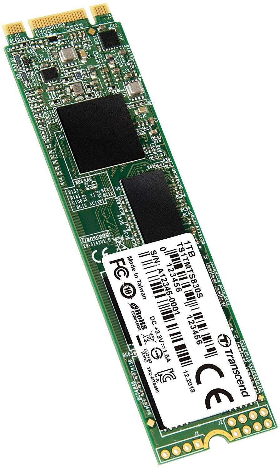 SSD Transcend 830S / 1.0TB / M.2 SATA / 80mm / 3DTLC / TS1TMTS830S