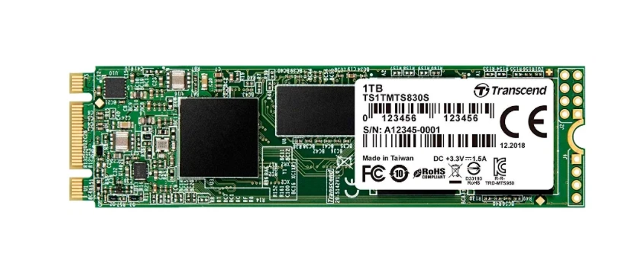 SSD Transcend 830S / 1.0TB / M.2 SATA / 80mm / 3DTLC / TS1TMTS830S