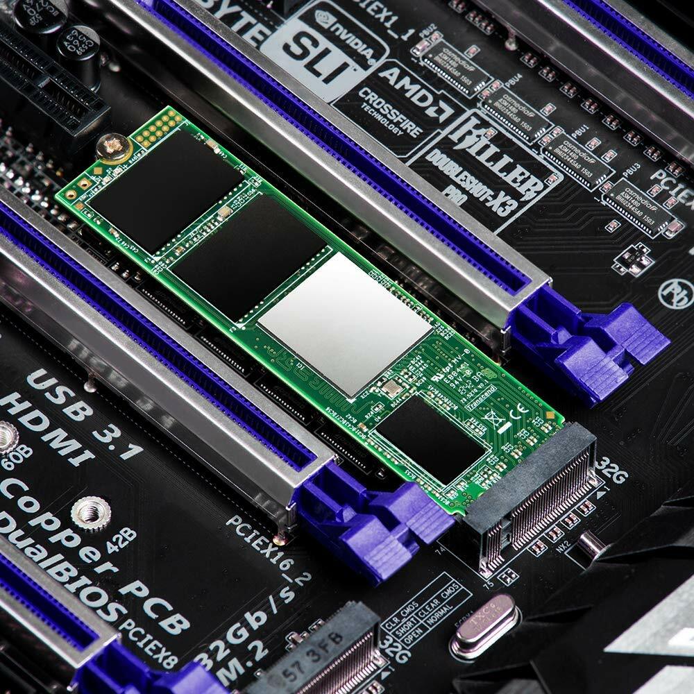 M.2 SSD Transcend 220S / 512GB / NVMe / SM2262 / 3DTLC / TS512GMTE220S /