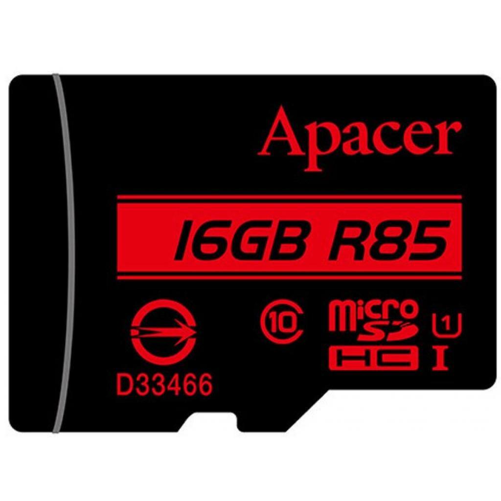 MicroSD Apacer 16GB / SD adapter / AP16GMCSH10U5-R /