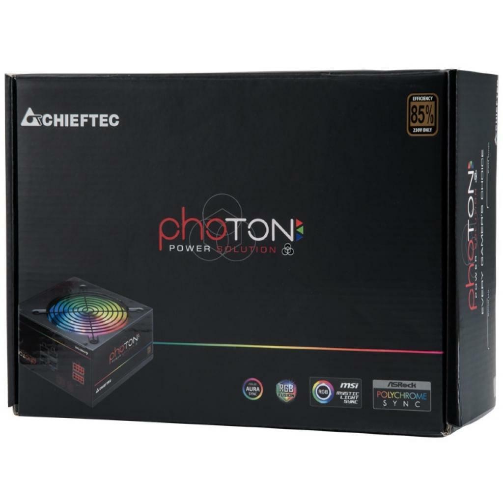PSU Chieftec PHOTON CTG-750C-RGB / 750W / ATX / 80PLUS / Modular Cable / Active PFC /