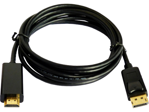 Cable Brackton DPH-SKB-0200.B / DP-HDMI / 2m / Black