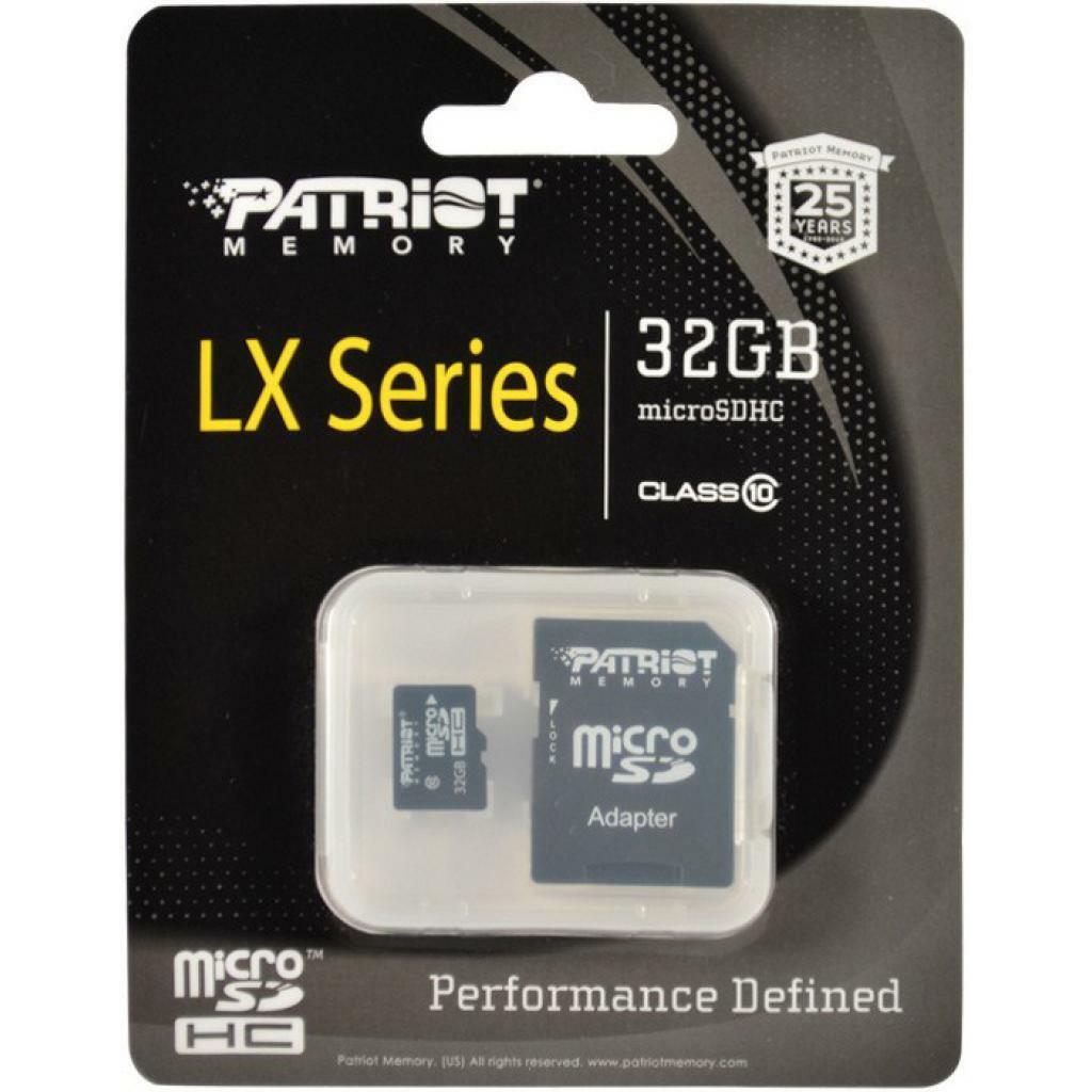 Patriot LX Series Professional MicroSDXC 32GB PSF32GMCSDHC10