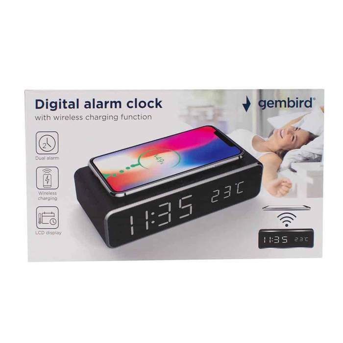 Clock & Charging Gembird DAC-WPC-01 / Black