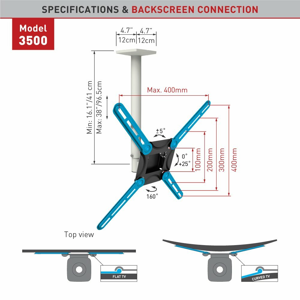 Barkan Ceiling Mount 3500