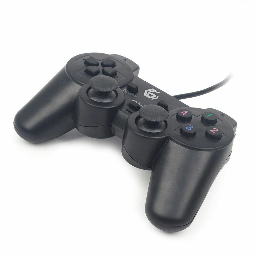 Gembird JPD-UDV2-01 2 mini joysticks / Black