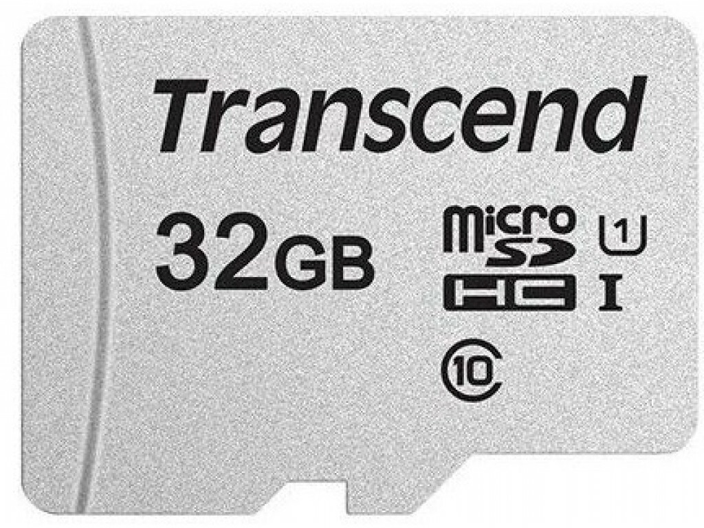 MicroSD Transcend / 32GB / SD adapter / UHS-I U1 / TS32GUSD300S-A /