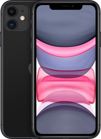 Apple iPhone 11 / 6.1" IPS 1792x828 / A13 Bionic / 4Gb / 128Gb / 3110mAh / DUALSIM / Black
