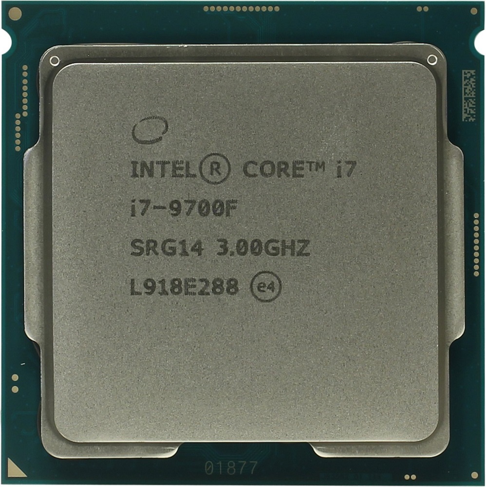 CPU Intel Core i7-9700F / 3.0-4.7GHz / S1151 / 14nm / No Integrated Graphics / 65W / NO cooler