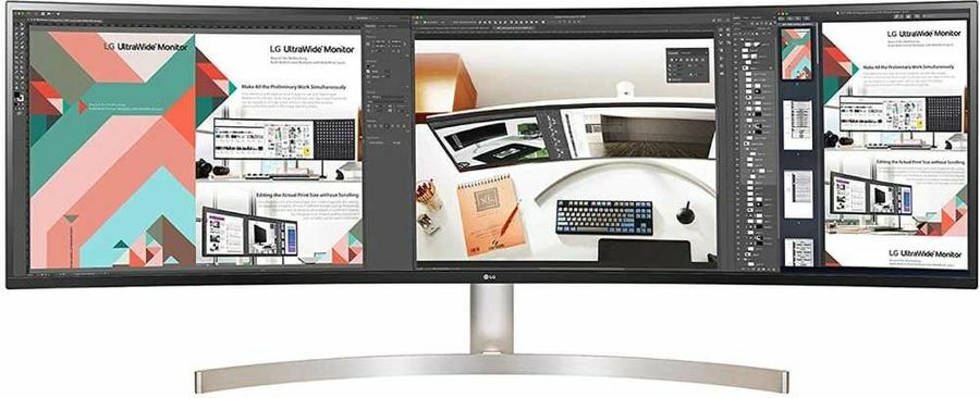 TV LG 49WL95C-W / 49"Ultra-Wide Curved IPS LED 5120x1600 / 5ms GtG / HDR10 / Mega DCR / White