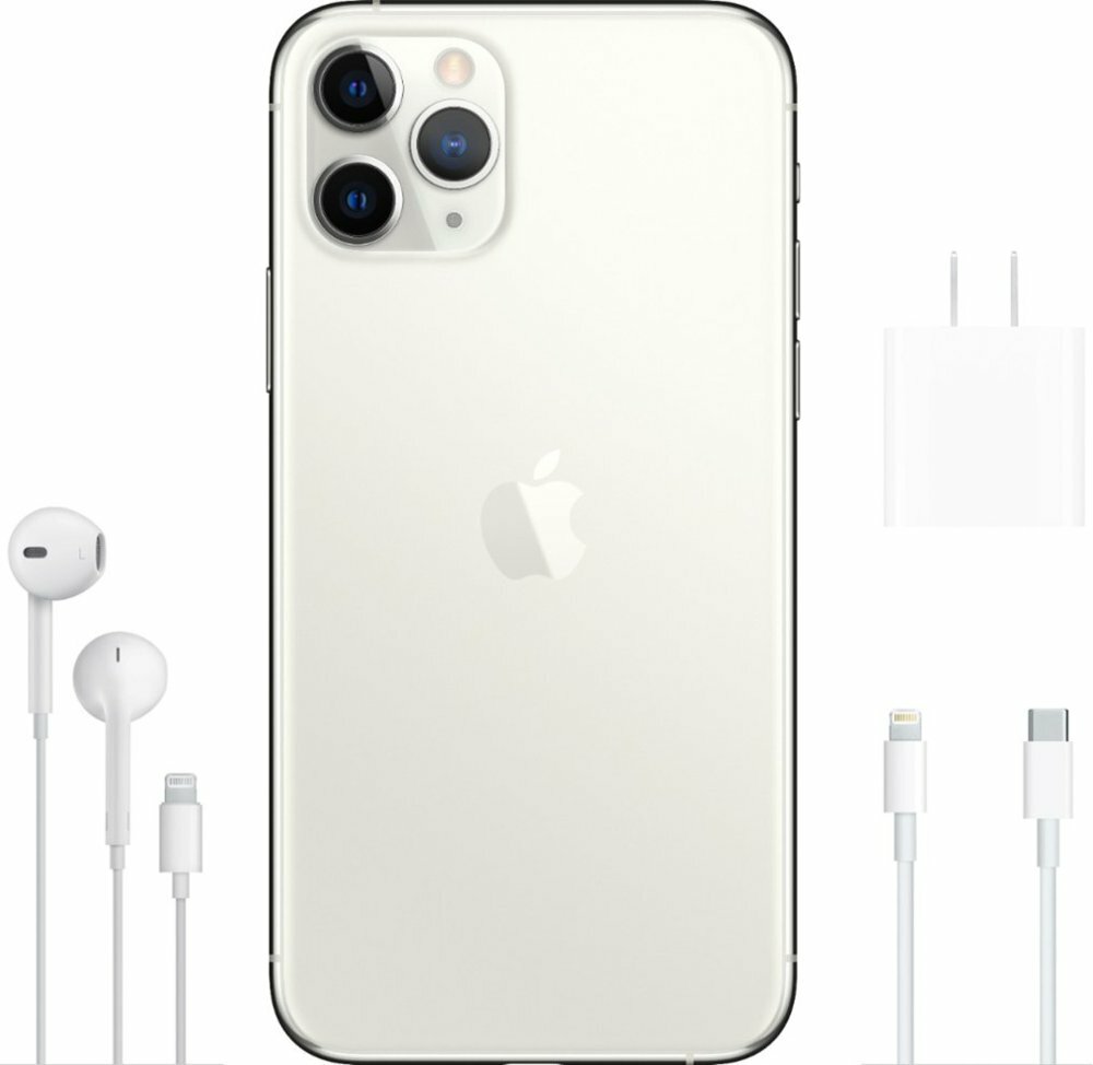 Apple iPhone 11 Pro / 5.8'' OLED 1125x2436 / A13 Bionic / 4Gb / 256Gb / 3046mAh / Silver