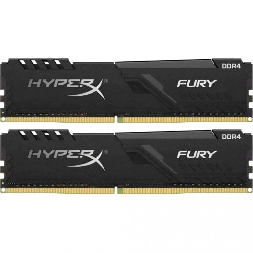 KIT RAM Kingston HyperX FURY HX432C16FB3K2/16 / 2x8Gb / DDR4 / 3200 / CL16 / 1.2V / Black