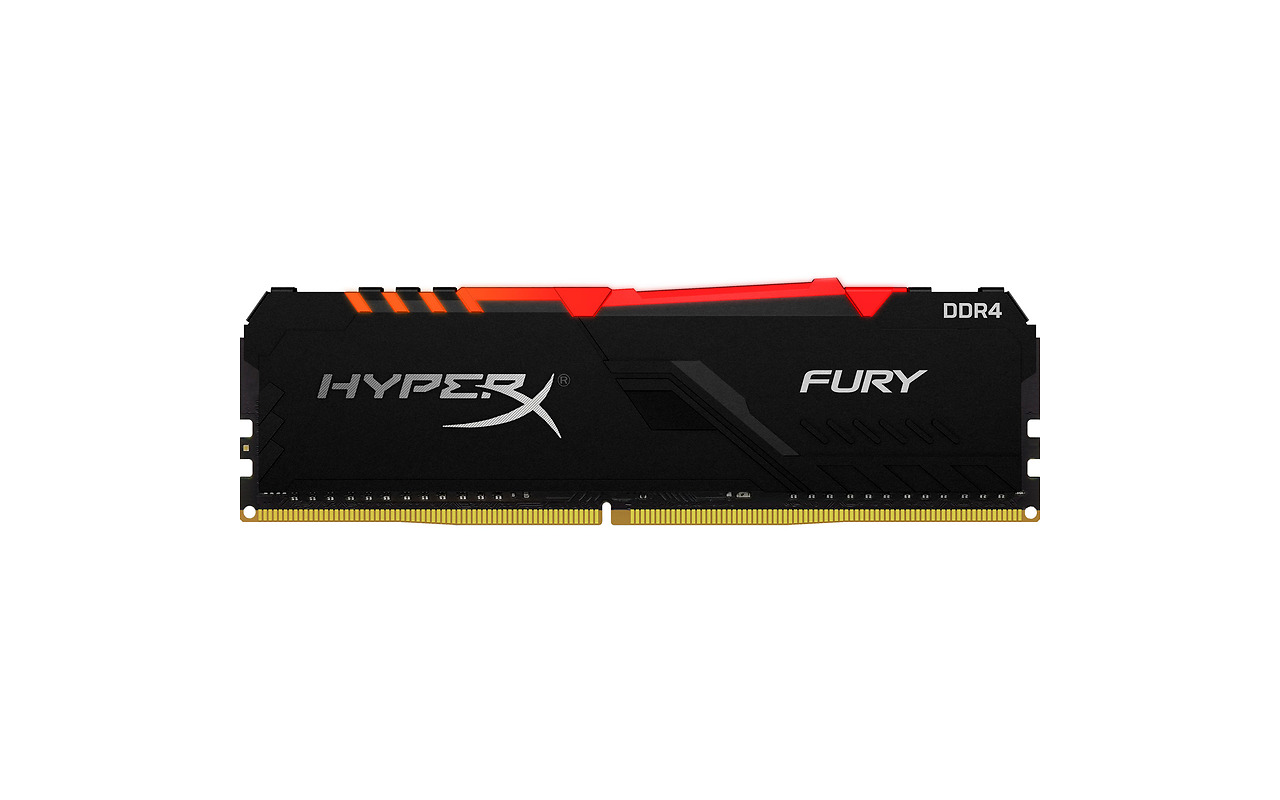 Kingston HyperX FURY RGB HX432C16FB3A/8 / 8Gb / DDR4 / 3200 / CL16 / 1.35V /