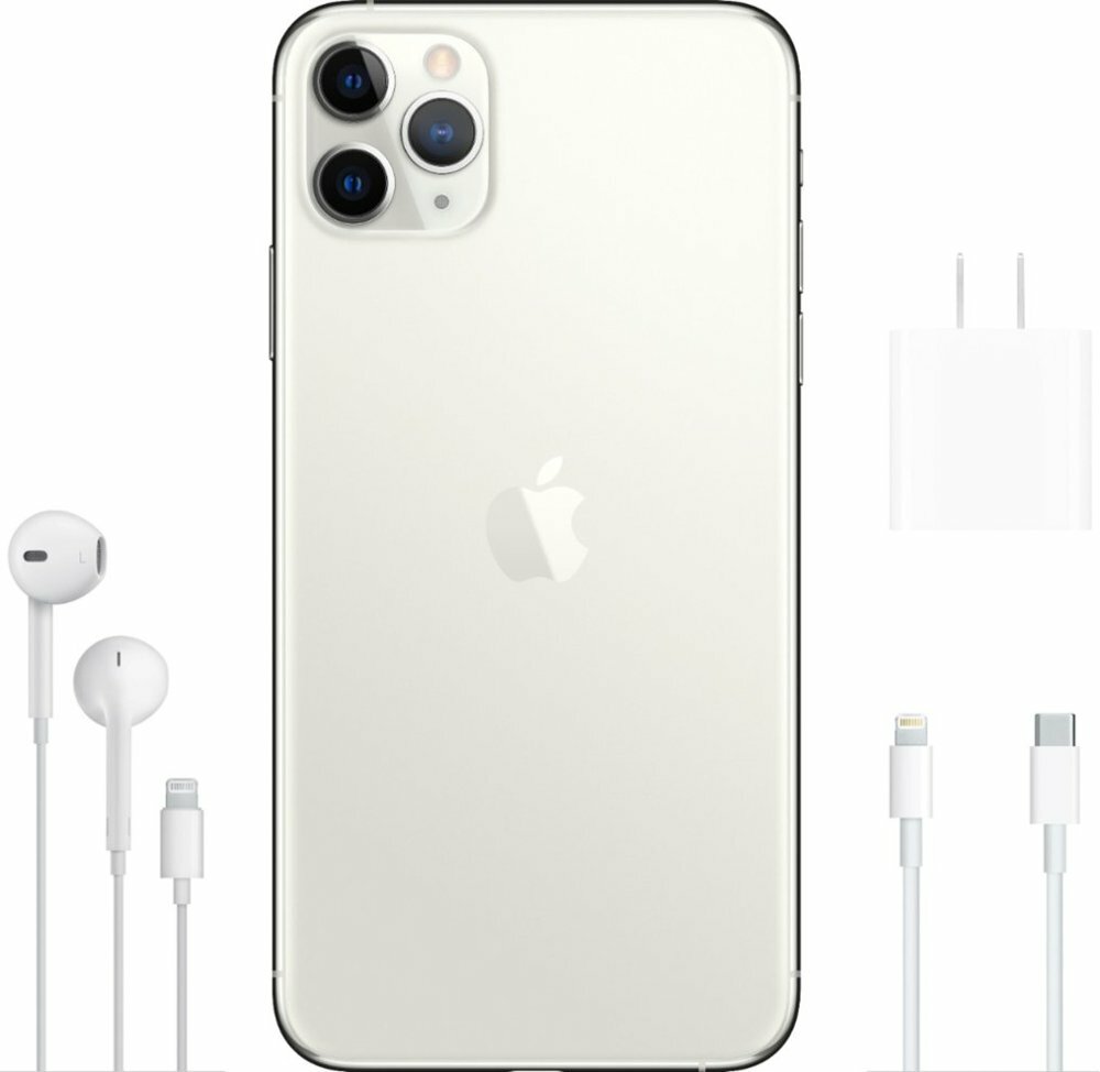 Apple iPhone 11 Pro Max / 6.5'' OLED 1242x2688 / A13 Bionic / 4Gb / 64Gb / 3969mAh / DUALSIM / Silver