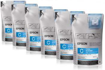 Ink Cartridge Epson UltraChrome DS / 1L x 6packs /  Cyan