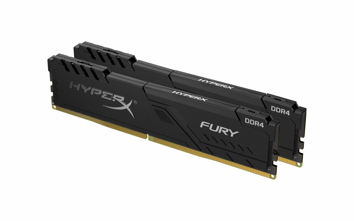 KIT RAM Kingston HyperX FURY HX432C16FB3K2/32 / 2x16Gb / DDR4 / 3200 / CL16 / 1.2V / Black