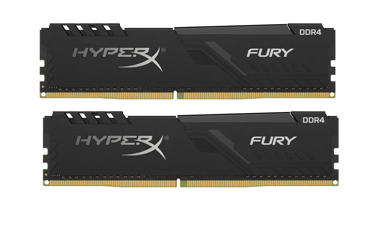 KIT RAM Kingston HyperX FURY HX432C16FB3K2/32 / 2x16Gb / DDR4 / 3200 / CL16 / 1.2V / Black