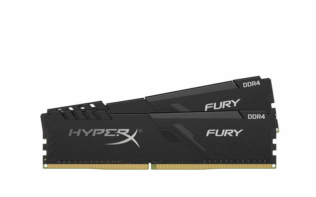 KIT RAM Kingston HyperX FURY HX426C16FB3K2/32 / 2x16GB / DDR4 / 2666 / PC21300 / CL16 / 1.2V / Black