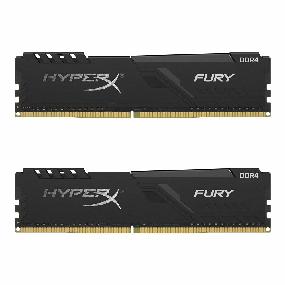 KIT RAM Kingston HyperX FURY HX426C16FB3K2/32 / 2x16GB / DDR4 / 2666 / PC21300 / CL16 / 1.2V / Black