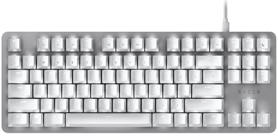 Razer Keyboard Mechanical BlackWidow Lite Mercury Ed. Orange Switch RZ03-02640700-R3M1 / White