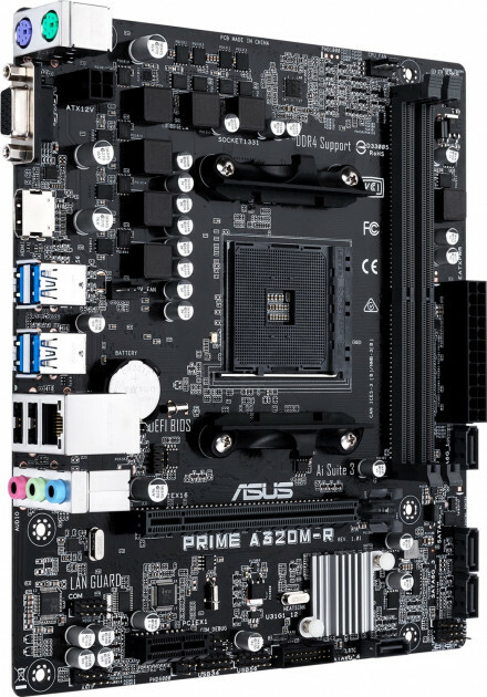 MB ASUS PRIME A320M-R-SI / mATX / Socket AM4 / AMD A320 / Dual 2xDDR4-3200