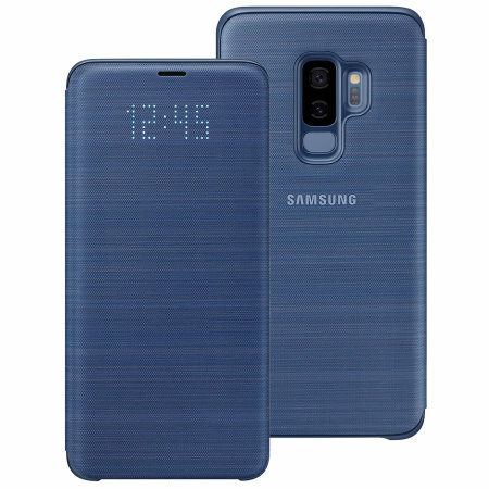 Samsung LED Flip Wallet Galaxy S9+ / Blue