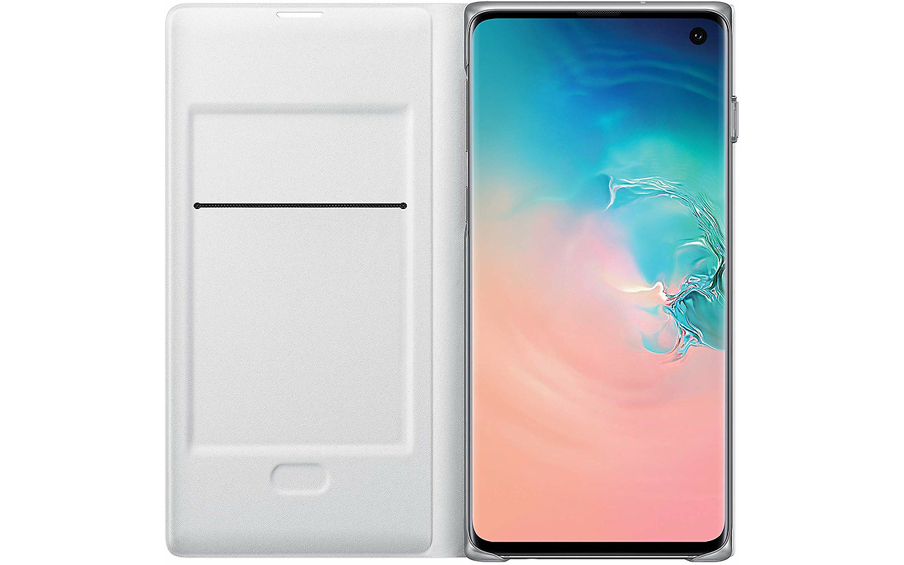 Samsung LED Flip Wallet Galaxy S10 / White