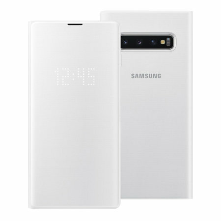 Samsung LED Flip Wallet Galaxy S10 / White