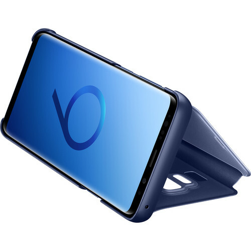 Samsung Clear view cover Galaxy S9+ / Blue