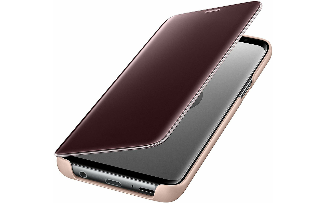 Samsung Clear view cover Galaxy S9+ / Gold