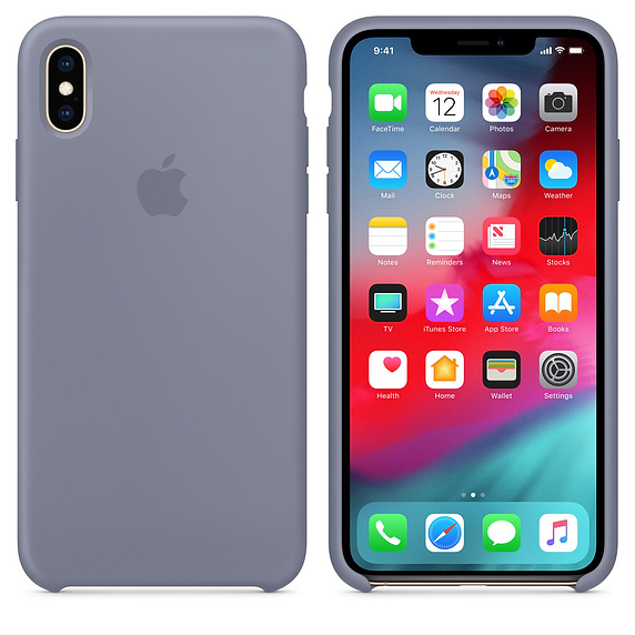 Apple Original iPhone XS Silicone Case / Purple