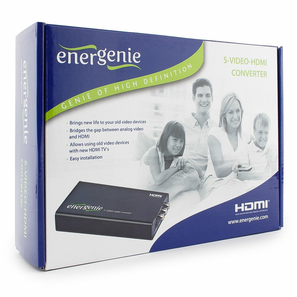 Gembird DSC-SVIDEO-HDMI Converts analog S-Video/Composite Video to HDMI