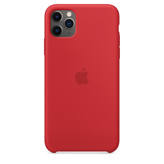 Apple Original iPhone 11 Pro Max Silicone Case / Red