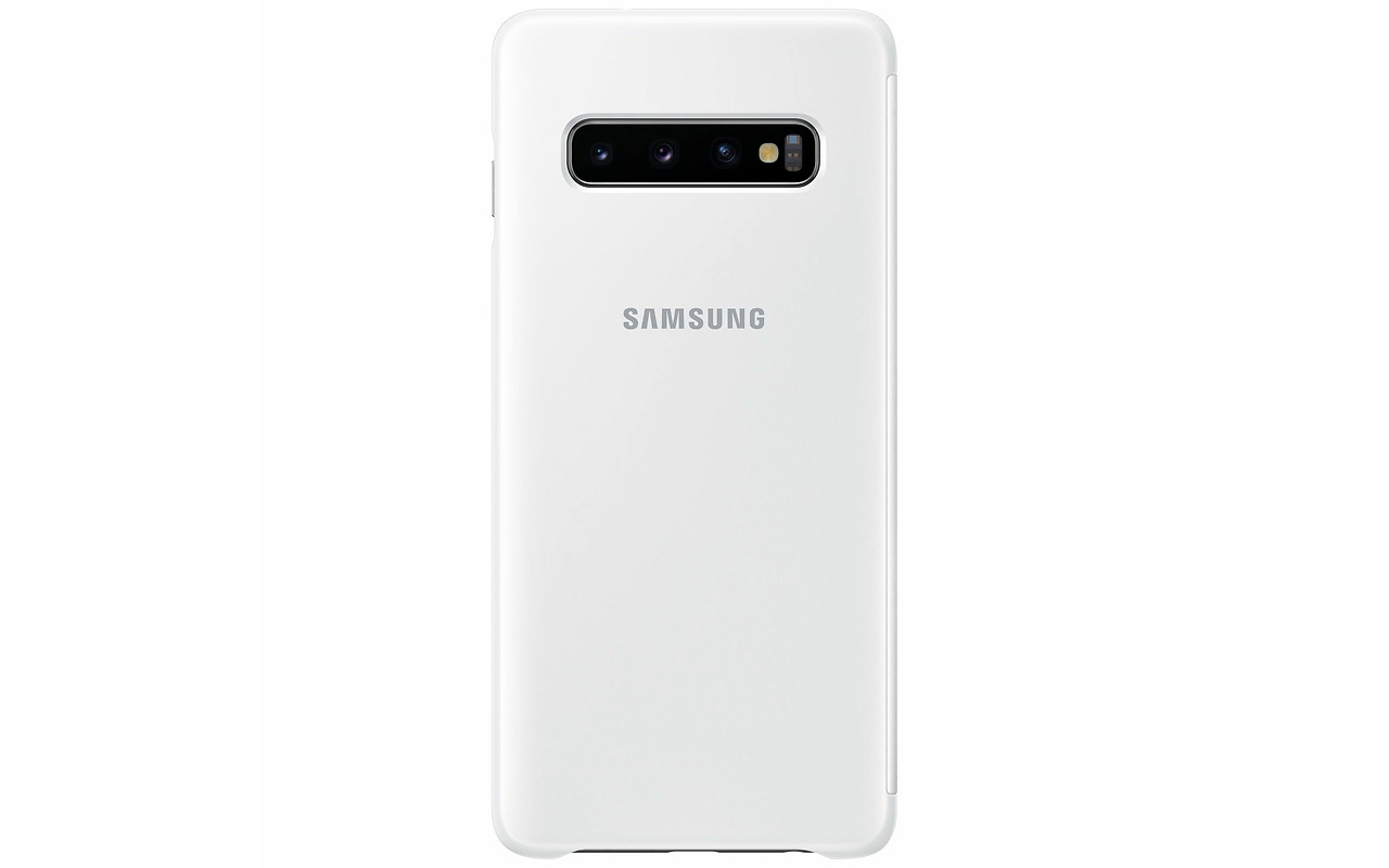 Samsung Clear view cover Galaxy S10 / White