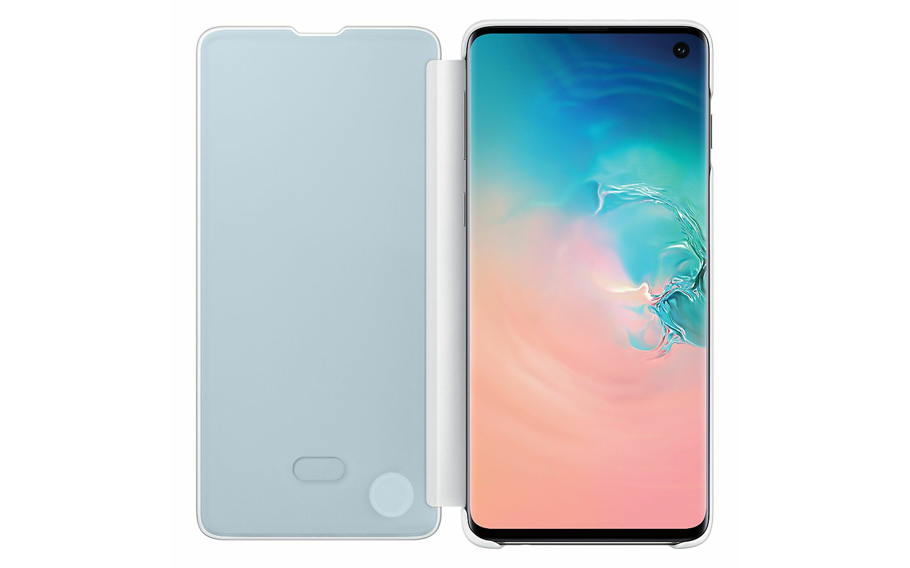 Samsung Clear view cover Galaxy S10 / White
