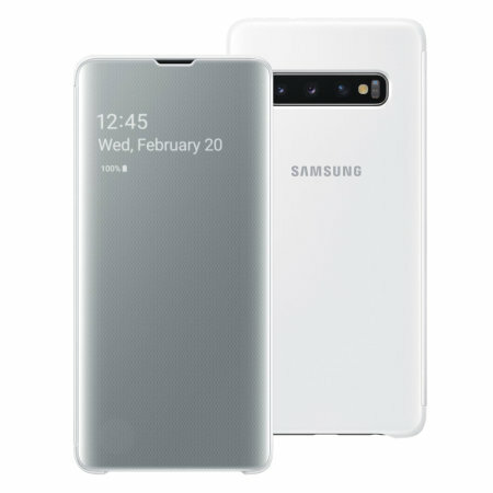 Samsung Clear view cover Galaxy S10 / White