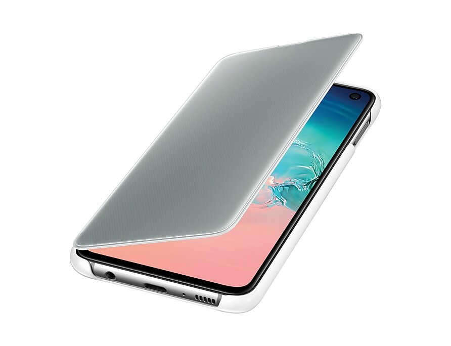 Samsung Original Clear view cover Galaxy S10E White