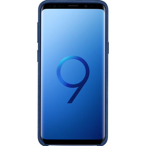 Samsung Alcantara cover Galaxy S9 / Blue