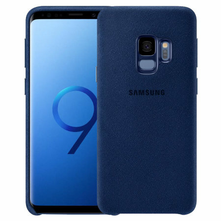 Samsung Alcantara cover Galaxy S9 / Blue
