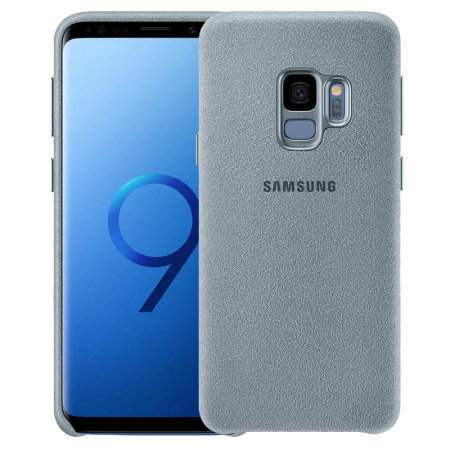 Samsung Alcantara cover Galaxy S9 / Mint