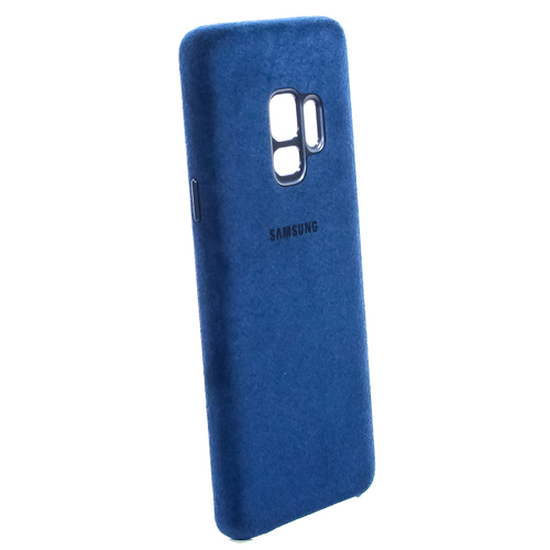 Samsung Alcantara cover Galaxy S9 / Blue