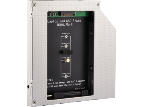 Gembird A-SATA12M2-01 Slim 5.25'' bay mounting frame for NGFF M.2 SSD 12.7 mm