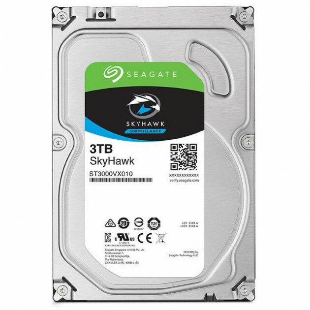 Seagate ST3000VX009 3.5" HDD 3.0TB SkyHawk Surveillance
