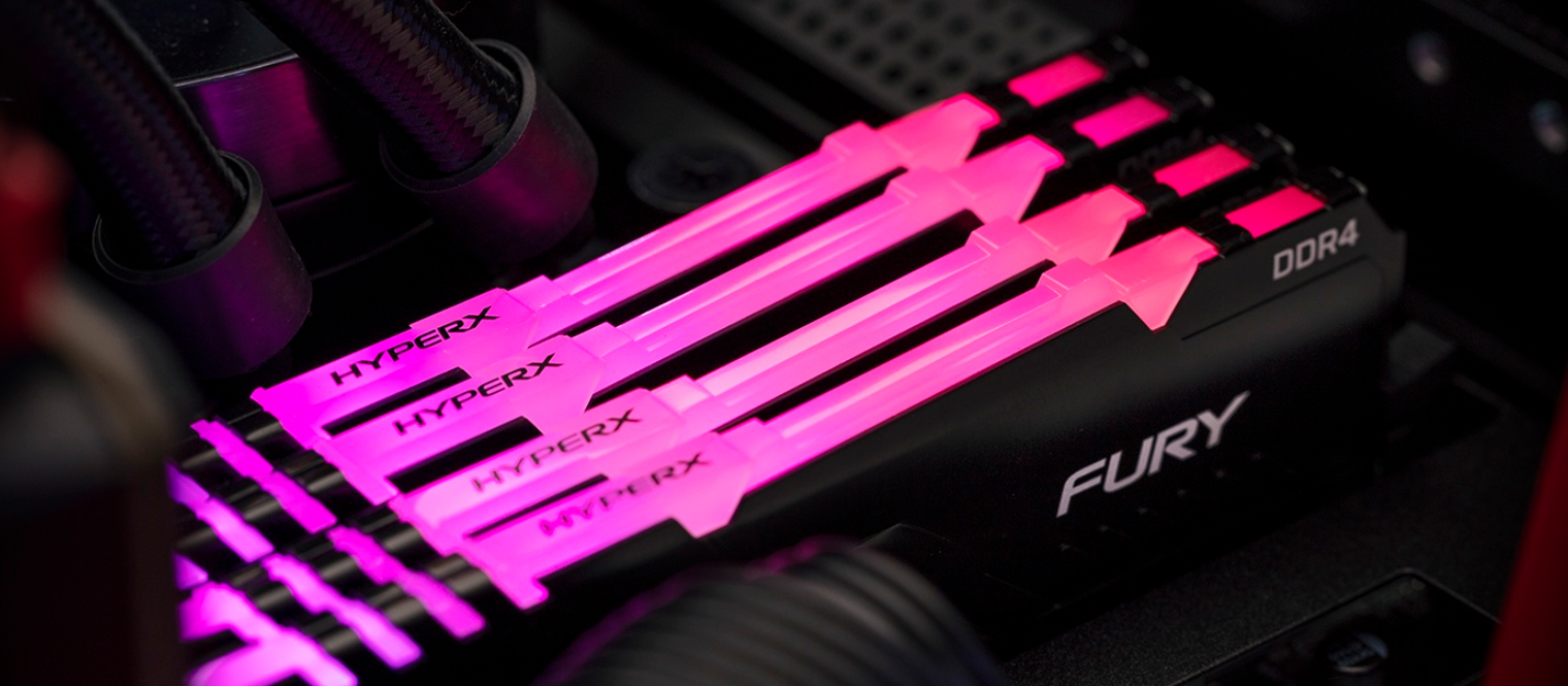 Kingston HyperX FURY RGB HX434C16FB3AK2/16 / 2x8GB / DDR4 / 3466 / PC27700 / CL16 / 1.35V / Black