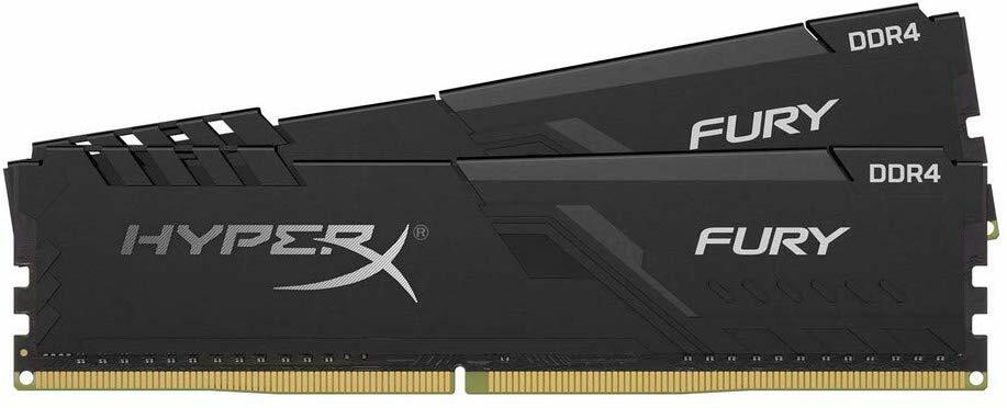 KIT RAM Kingston HyperX FURY HX430C15FB3K2/16 / 2x8GB / DDR4 / 3000 / PC24000 / CL15 / 1.2V / Black
