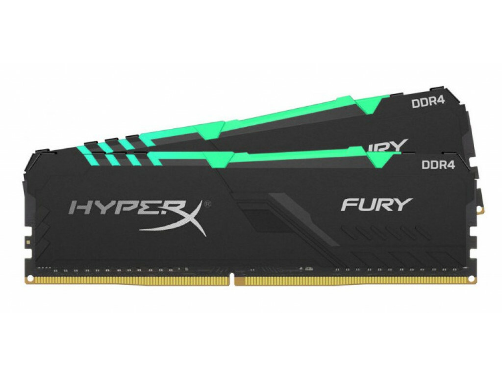 Kingston HyperX FURY RGB HX426C16FB3AK2/16 / 2x8GB / DDR4 / 2666 / PC21300 / CL16 / 1.2V /